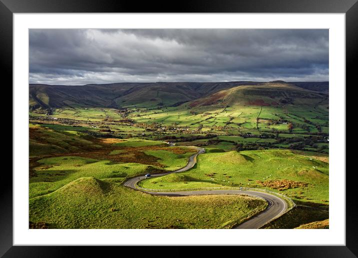 The Long and Winding Road                          Framed Mounted Print by Darren Galpin