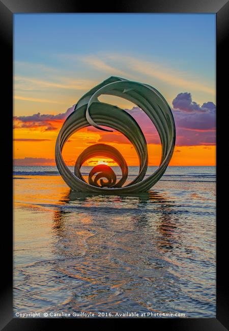 Mary's Shell at sunset  Framed Print by Caroline James