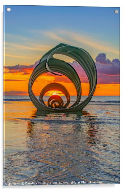 Mary's Shell at sunset  Acrylic by Caroline James