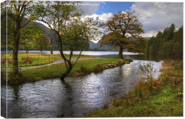 Buttermere Dubs Canvas Print by Jamie Green