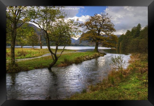 Buttermere Dubs Framed Print by Jamie Green