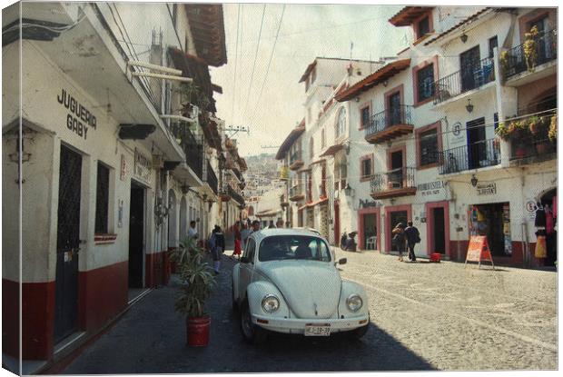 Taxco, silver city Canvas Print by Larisa Siverina