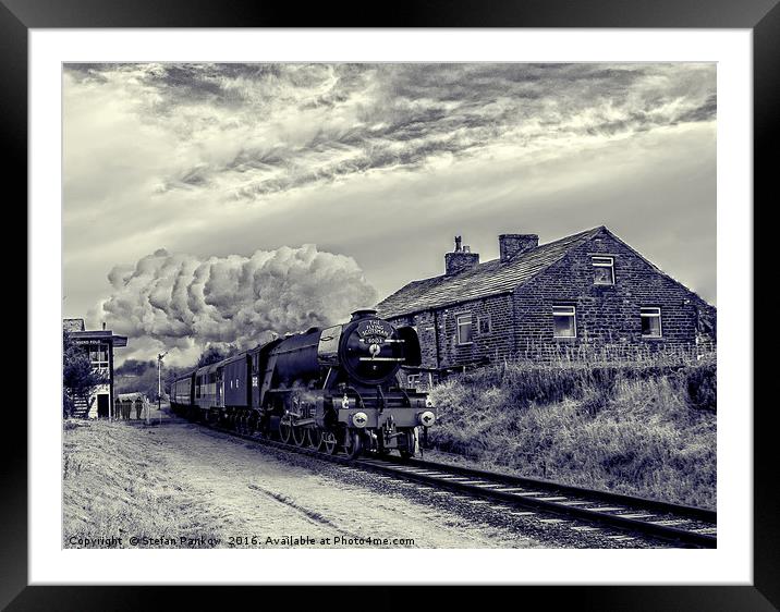 FLYING SCOTSMAN Framed Mounted Print by Stefan Pankow