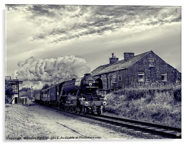 FLYING SCOTSMAN Acrylic by Stefan Pankow