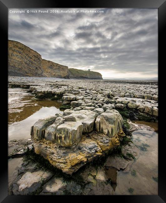 The Bones of the Earth Framed Print by Nick Pound