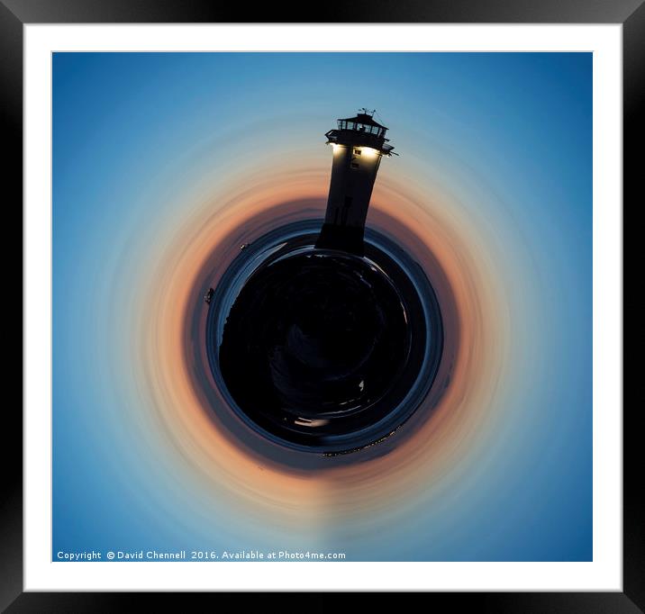 New Brighton Lighthouse World Framed Mounted Print by David Chennell