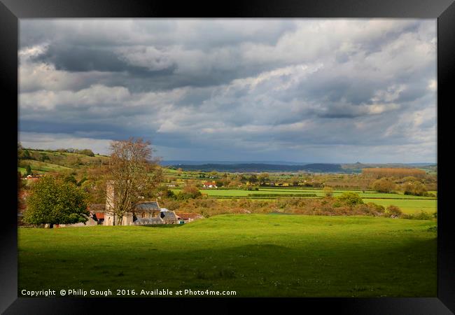 A break in the weather Framed Print by Philip Gough