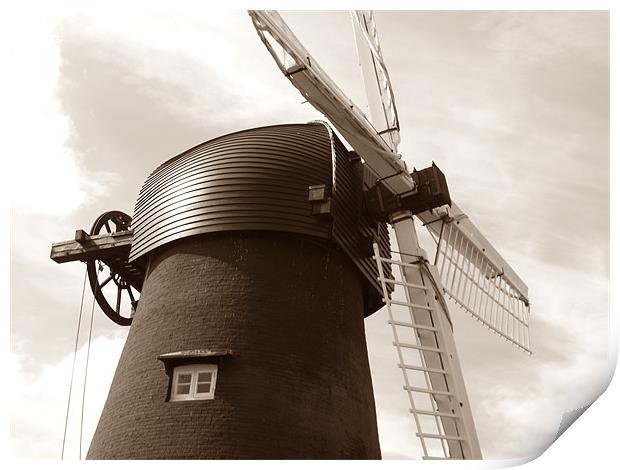 Bursledon Windmill Print by kelly Draper