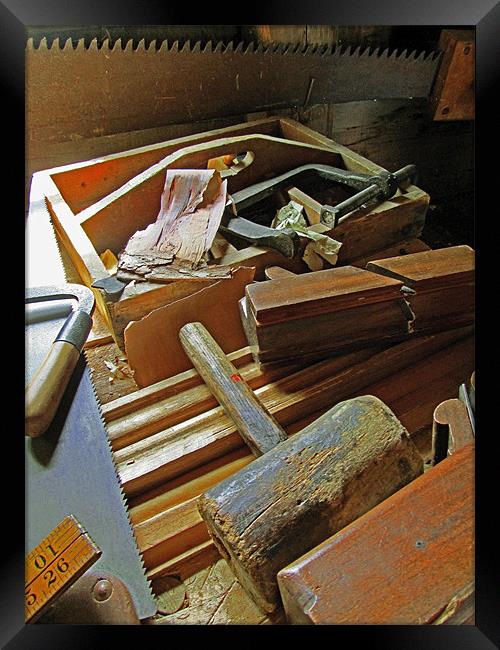 A Carpenter’s Tools (2) Framed Print by Mark Sellers