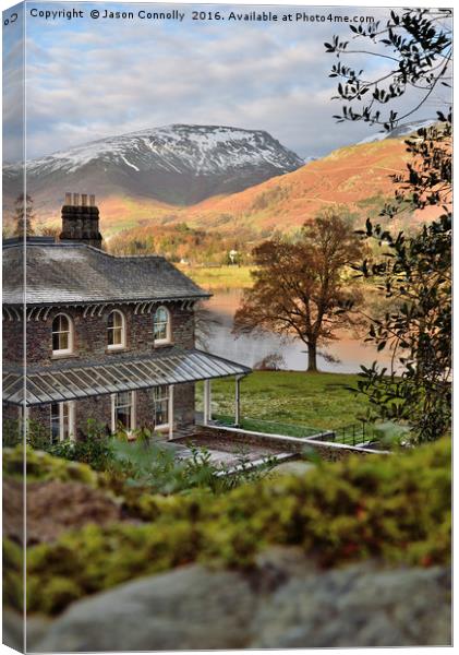 Views over Grasmere Canvas Print by Jason Connolly