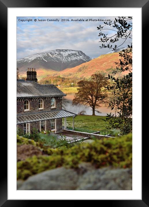 Views over Grasmere Framed Mounted Print by Jason Connolly