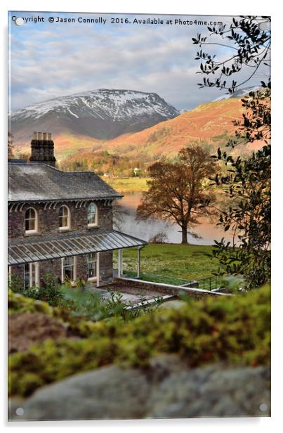 Views over Grasmere Acrylic by Jason Connolly