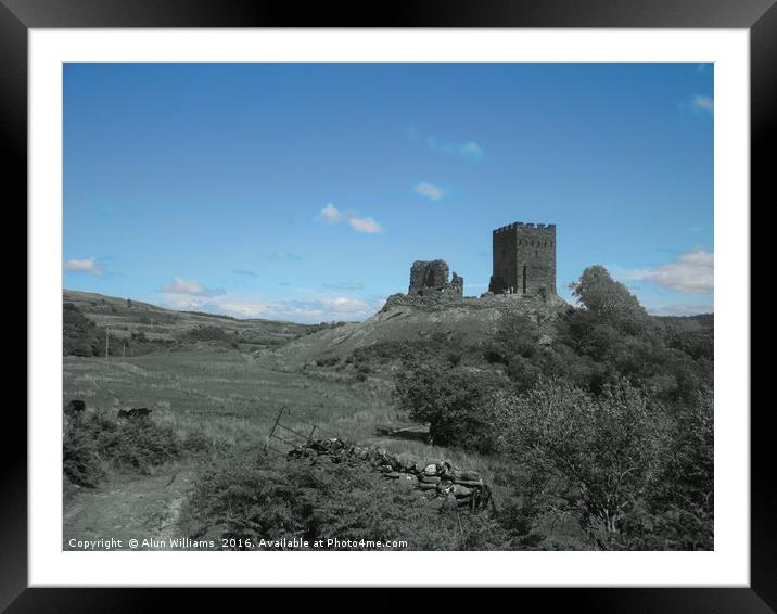 Dolwyddelan Castle Framed Mounted Print by Alun Williams