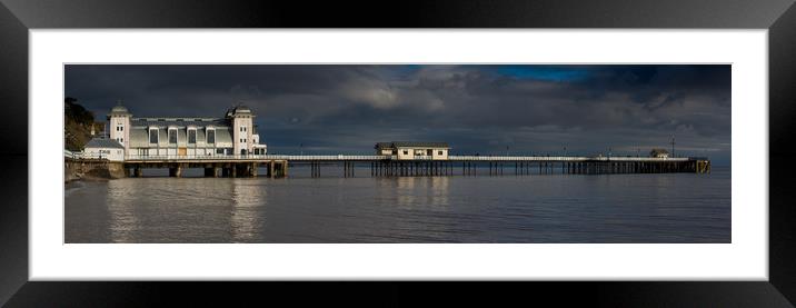 Penarth Pier panorama Framed Mounted Print by Andrew Richards