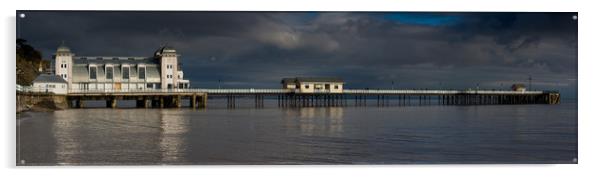 Penarth Pier panorama Acrylic by Andrew Richards
