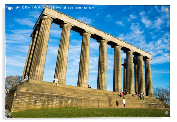 National Monument of Scotland Acrylic by David Graham