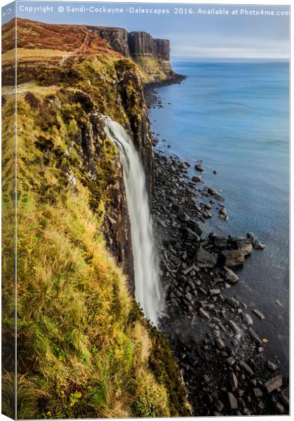 Mealt Falls, Isle of Skye Canvas Print by Sandi-Cockayne ADPS