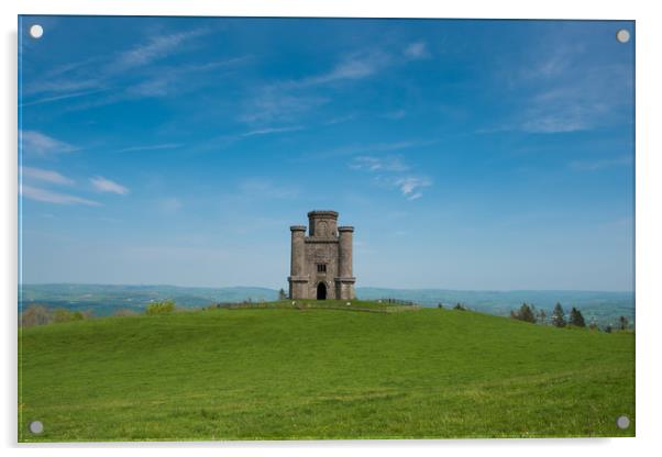 Paxton's tower. Acrylic by Bryn Morgan