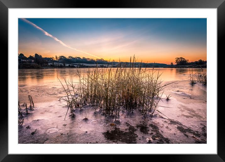 Dawn At The Millpond Framed Mounted Print by Wight Landscapes