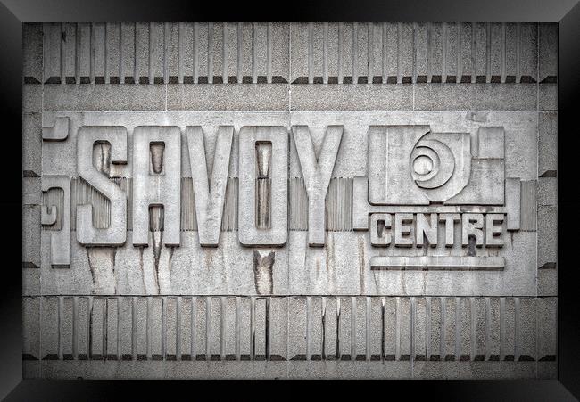 Glasgow Savoy Centre Framed Print by Antony McAulay