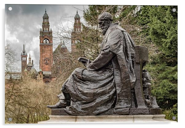 Lord Kelvin Statue Acrylic by Antony McAulay