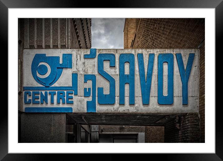 Savoy Centre Glasgow Framed Mounted Print by Antony McAulay