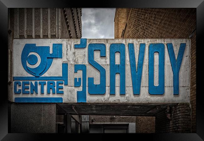 Savoy Centre Glasgow Framed Print by Antony McAulay