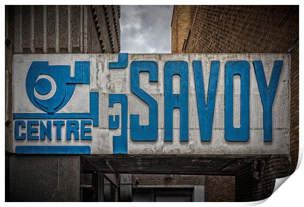 Savoy Centre Glasgow Print by Antony McAulay