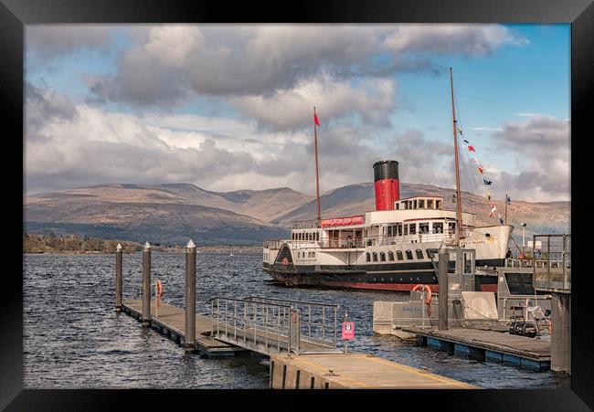 The Maid of the Loch Framed Print by Antony McAulay