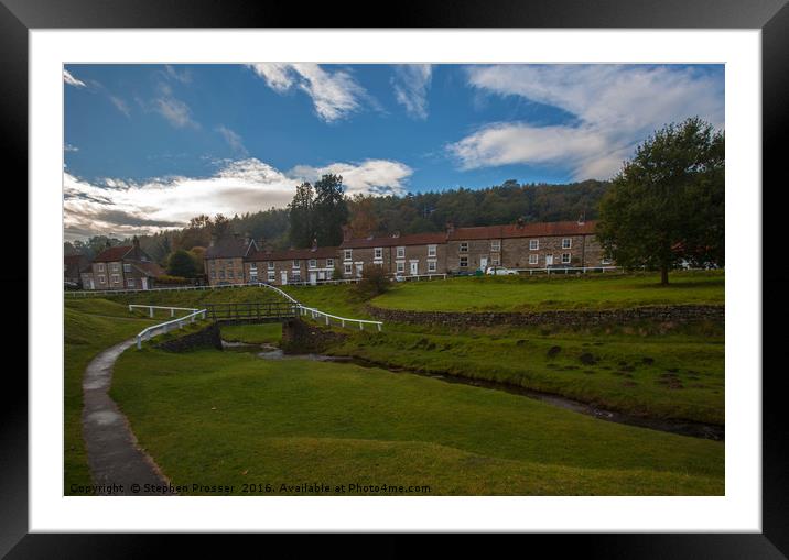 In the green Framed Mounted Print by Stephen Prosser