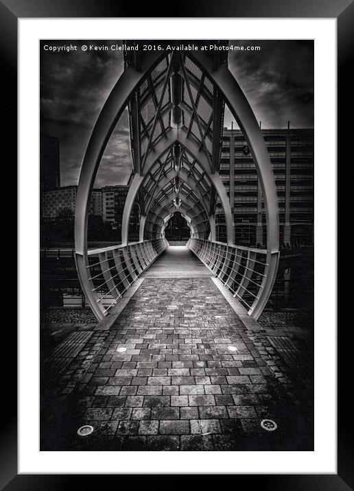 The Bridge Framed Mounted Print by Kevin Clelland