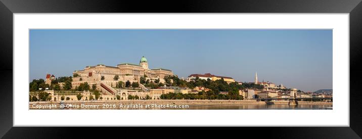 Budapest Panorama Framed Mounted Print by Chris Dorney