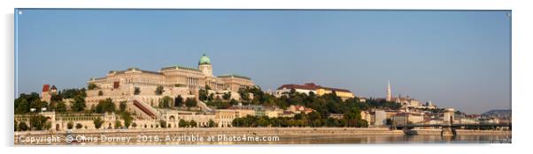Budapest Panorama Acrylic by Chris Dorney