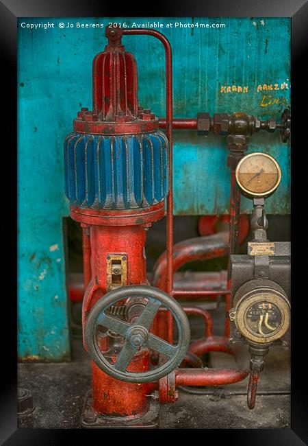 fluid pump Framed Print by Jo Beerens