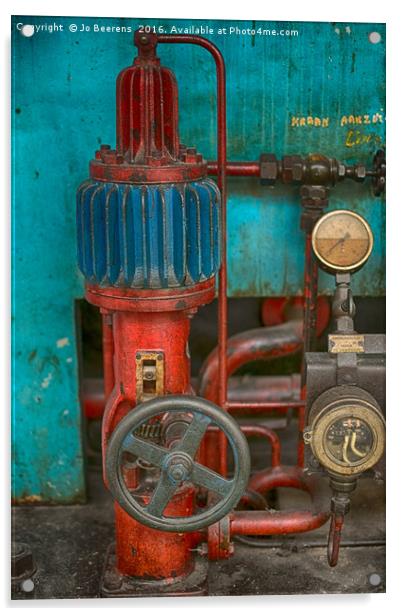 fluid pump Acrylic by Jo Beerens