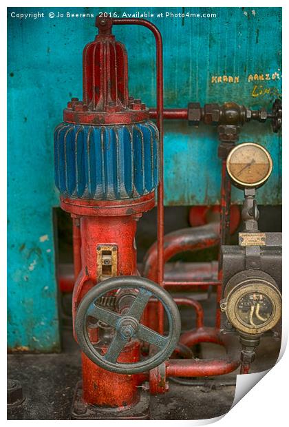fluid pump Print by Jo Beerens