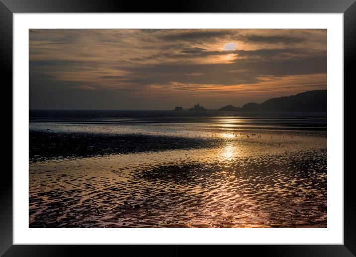 Early morning view of Mumbles. Framed Mounted Print by Bryn Morgan