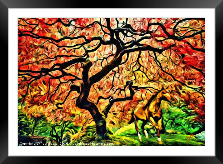 tree of life dream Framed Mounted Print by Paul Boazu