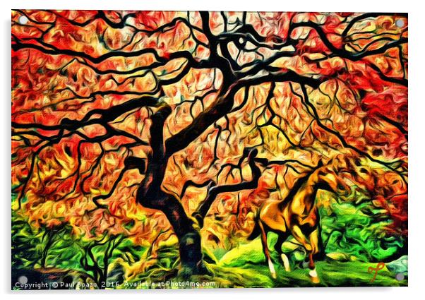 tree of life dream Acrylic by Paul Boazu