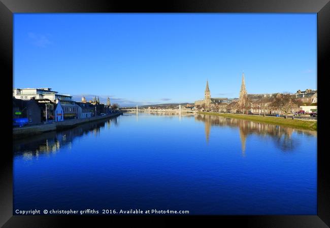 River Ness 3 Framed Print by christopher griffiths