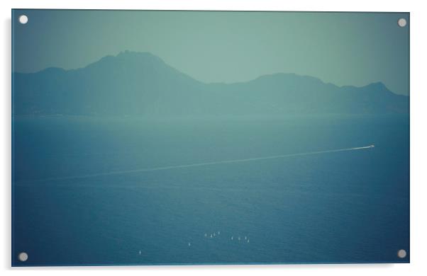 Amalfi coast, Naples, Italy Acrylic by Larisa Siverina