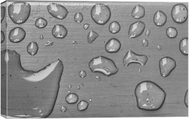 Surface Tension 1 Canvas Print by Simon Annable