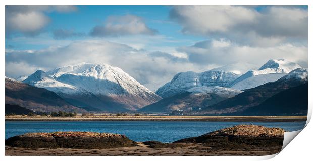Ballachulish and Glencoe  Print by Willie Cowie
