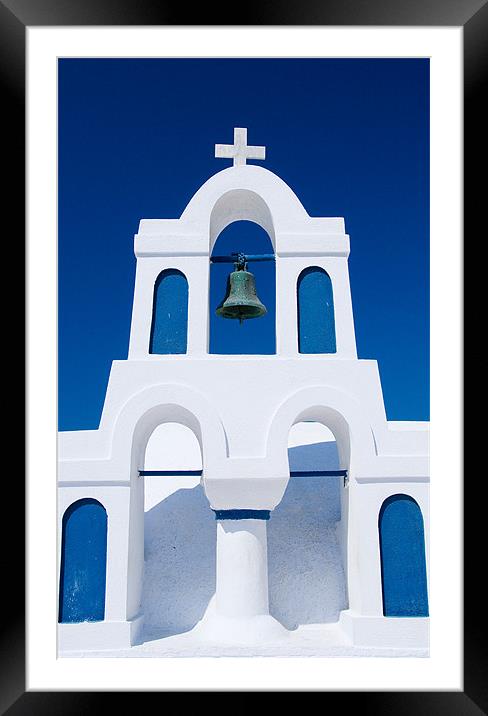 Bell Tower Framed Mounted Print by Mark Robson