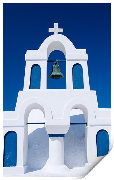 Bell Tower Print by Mark Robson