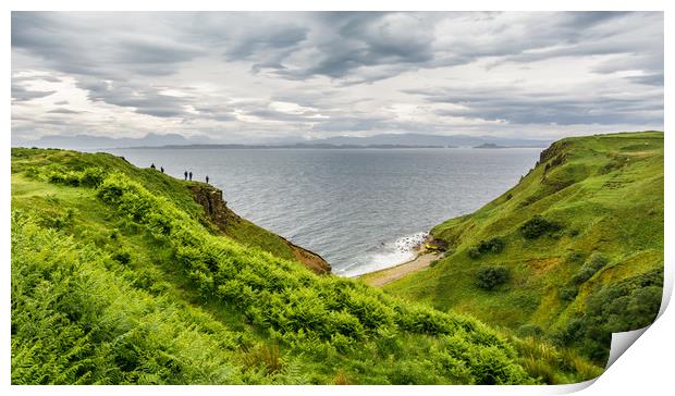 Nearby Mealt falls, Isle of Skye  Scotland Print by Michelle PREVOT