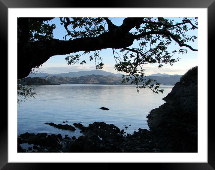     Loch Ailort                            Framed Mounted Print by alan todd