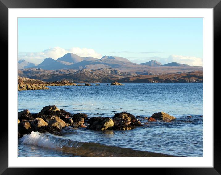   Big Sands beach Gairloch                         Framed Mounted Print by alan todd