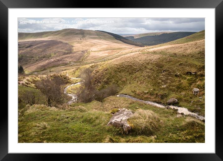 Brecon Beacons Framed Mounted Print by Kevin White