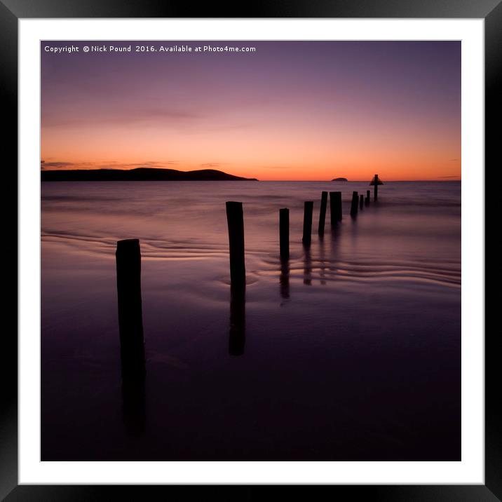 Sunset Afterglow Framed Mounted Print by Nick Pound